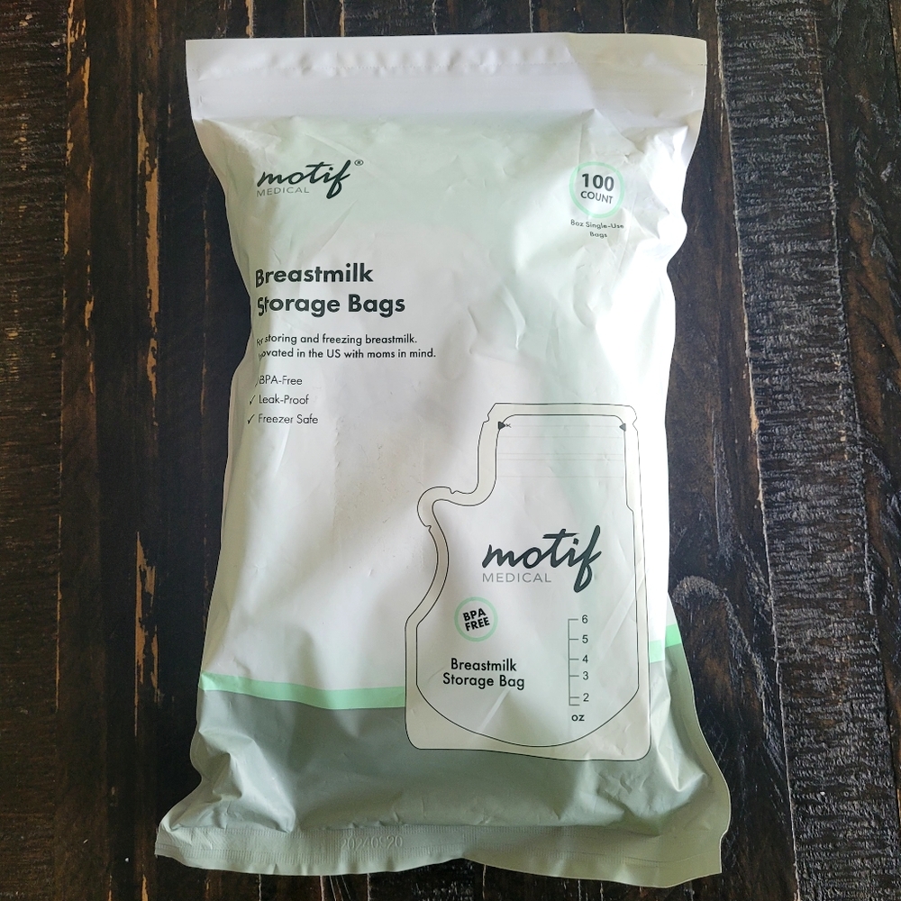 NEW Motif Medical Milk Storage Bags 8 oz Milk 100 Count